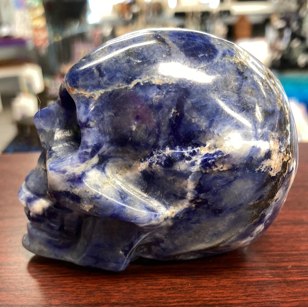 Carved Skull Natural Crystal