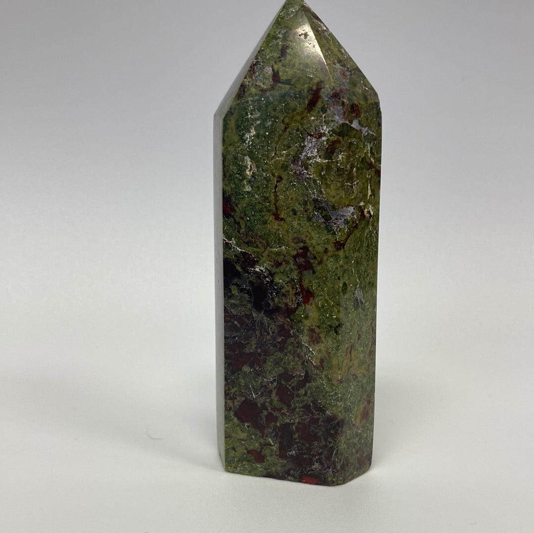 Dragon's Blood Jasper Tower 4.25"