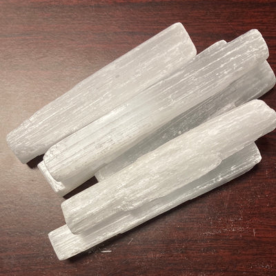 4" Selenite Sticks/Wands Raw