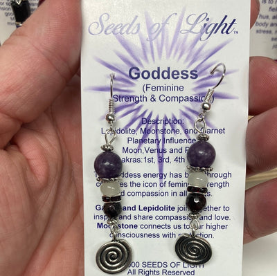 Goddess Dangle Earrings