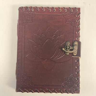 Lotus Flower Leather Journal #2936