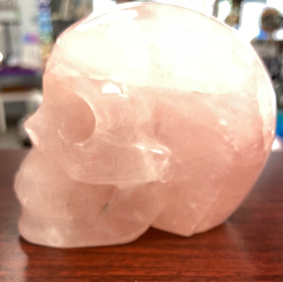 Rose Quartz Skull Large