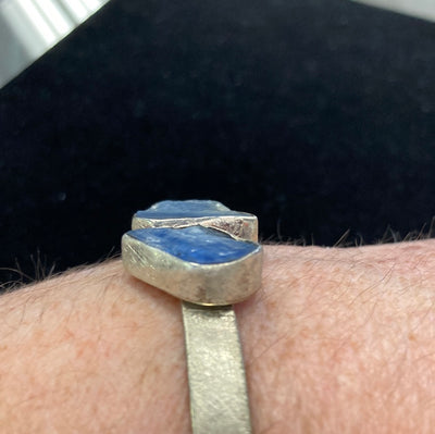 Handcrafted Kyanite Cuff Sterling Silver