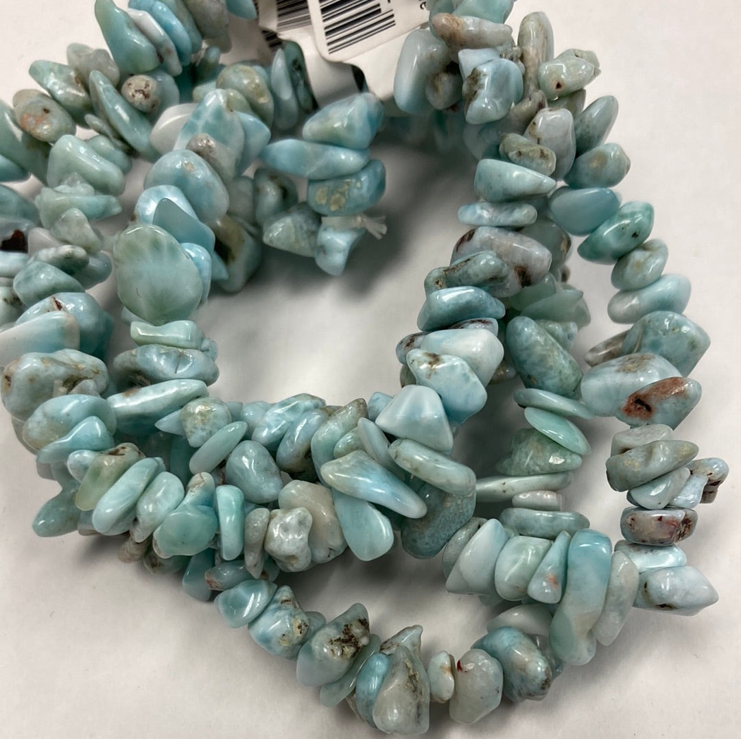 Larimar Chip Bracelets