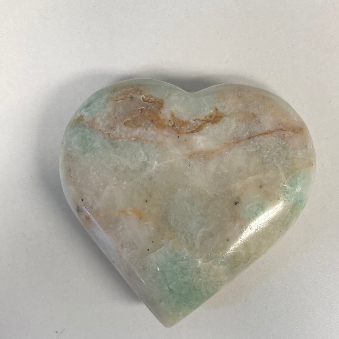 Caribbean Calcite Heart