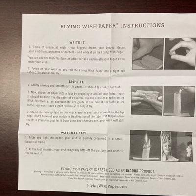 Love is Love Flying Wish Papers - Write it, Light it, Watch It Fly!
