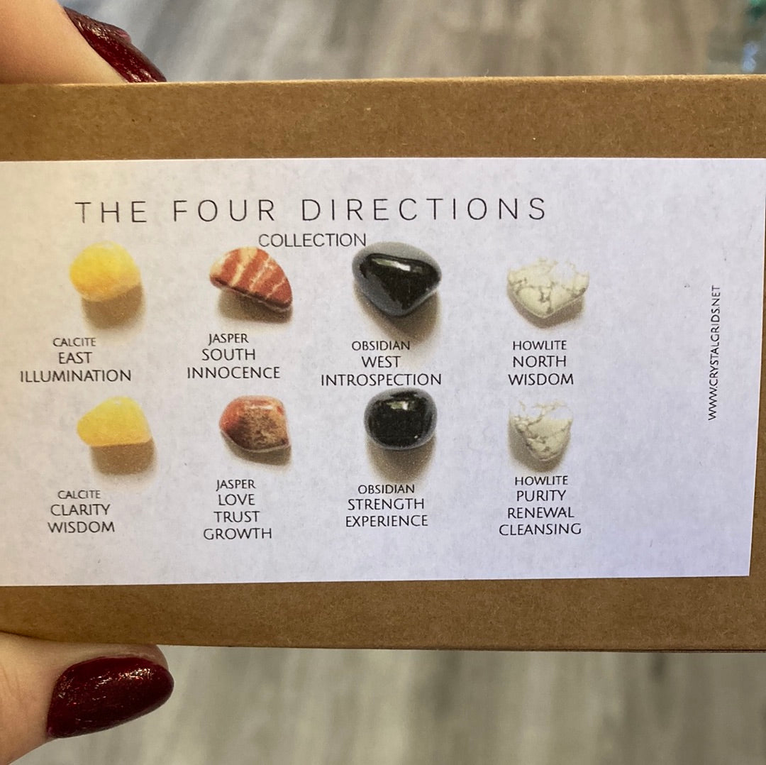 "The Four Directions" 8 Rox Box (Crystals in a Box)