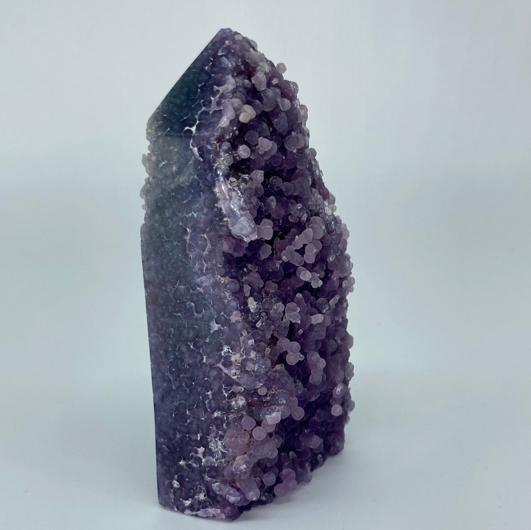 Grape Agate Tower 4"H