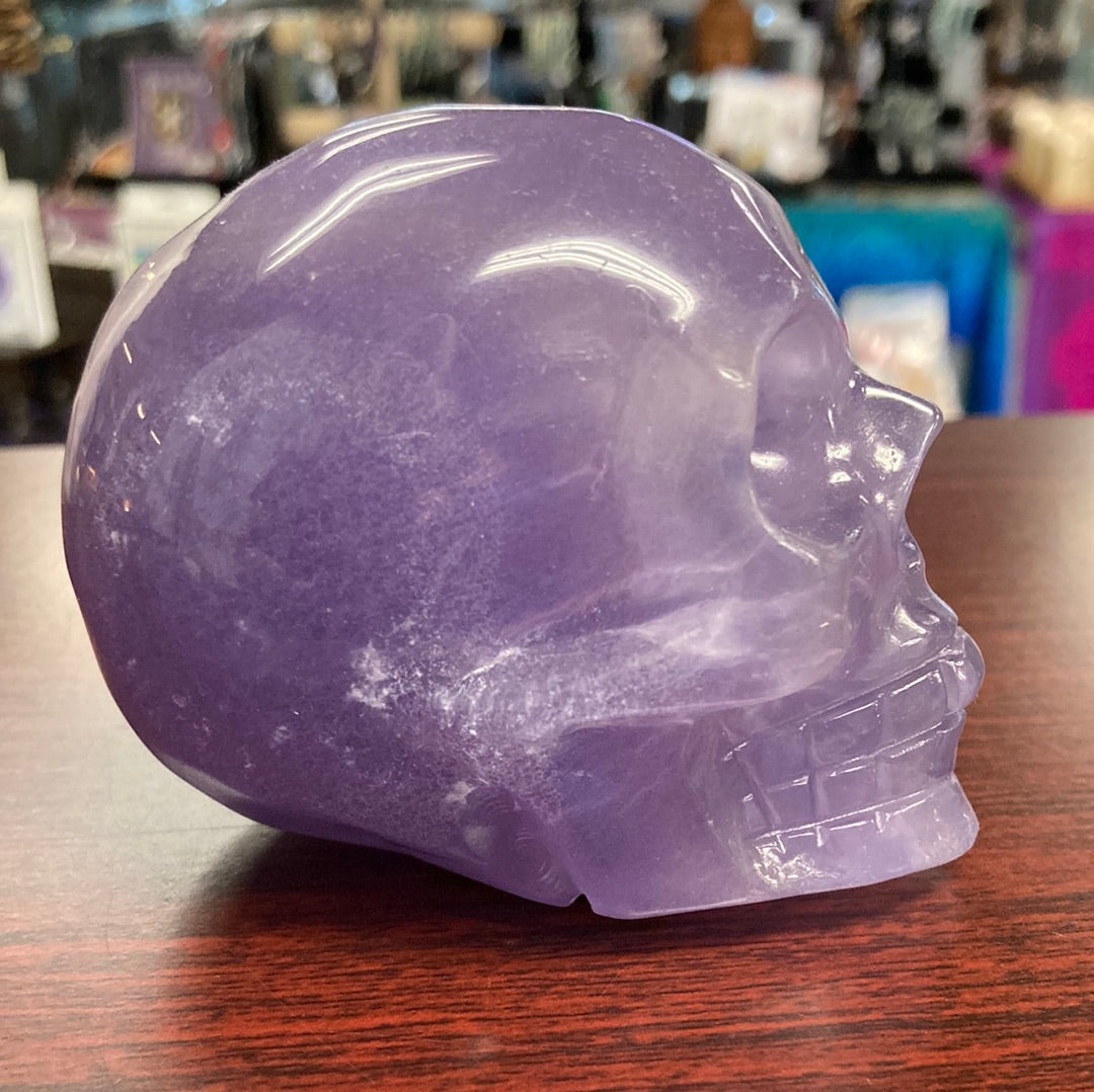 Carved Skull Natural Crystal