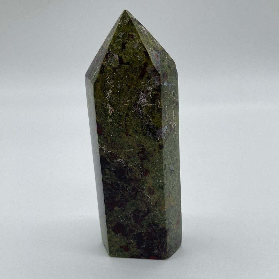 Dragon's Blood Jasper Tower 4.25"