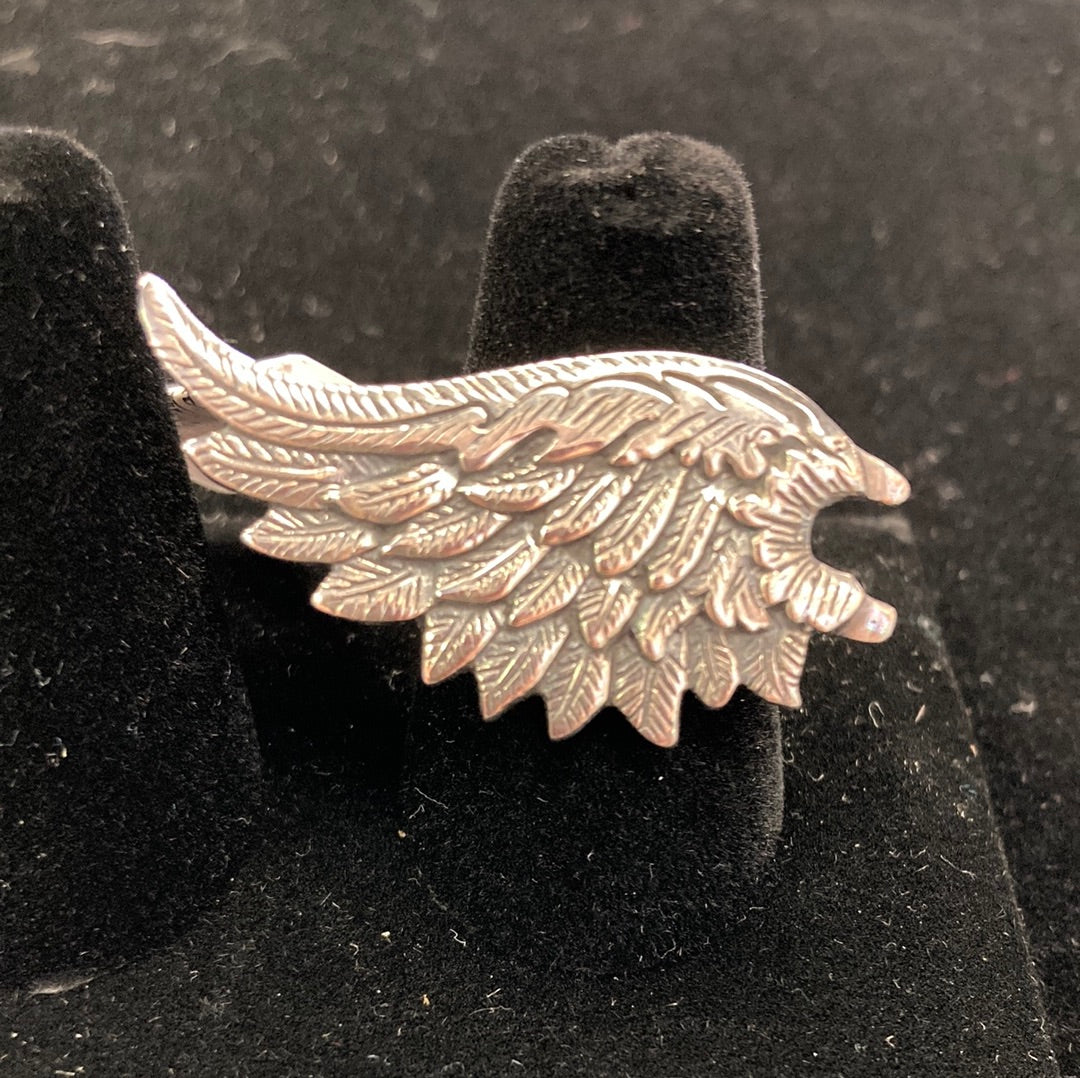 Ring Single Wing Sterling Silver - GDE683R