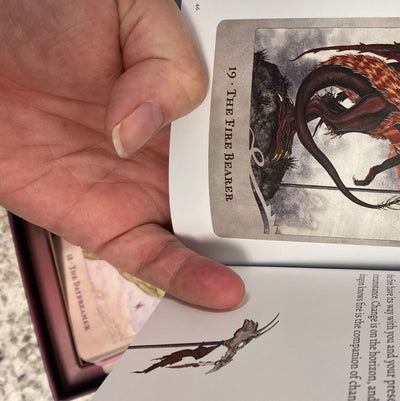 For the Love of Dragons: Oracle Deck & Book Set by Angi Sullins & Amy Brown