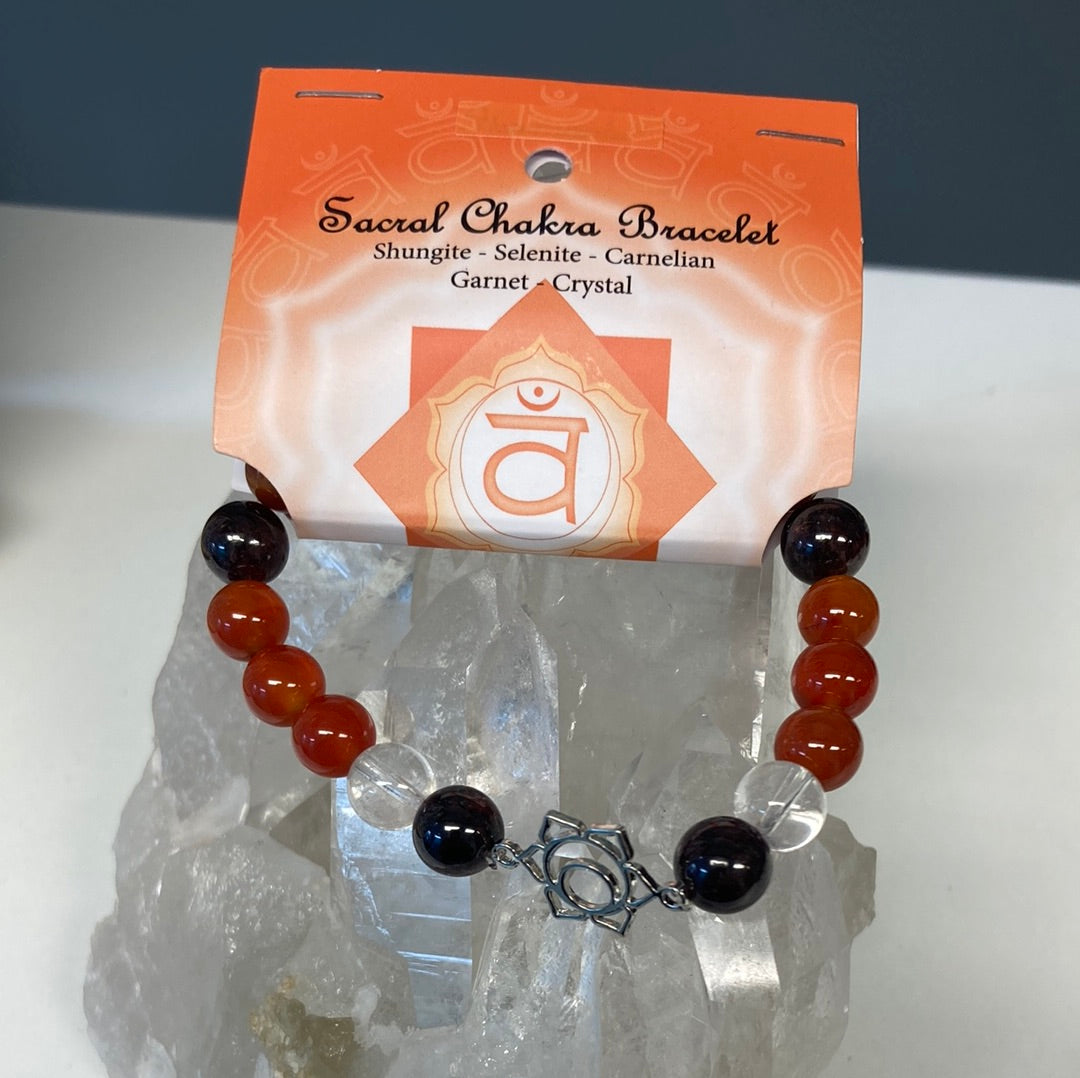 Chakra Sacral Bracelet 8mm