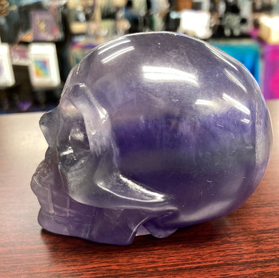 Carved Skull Natural Crystal