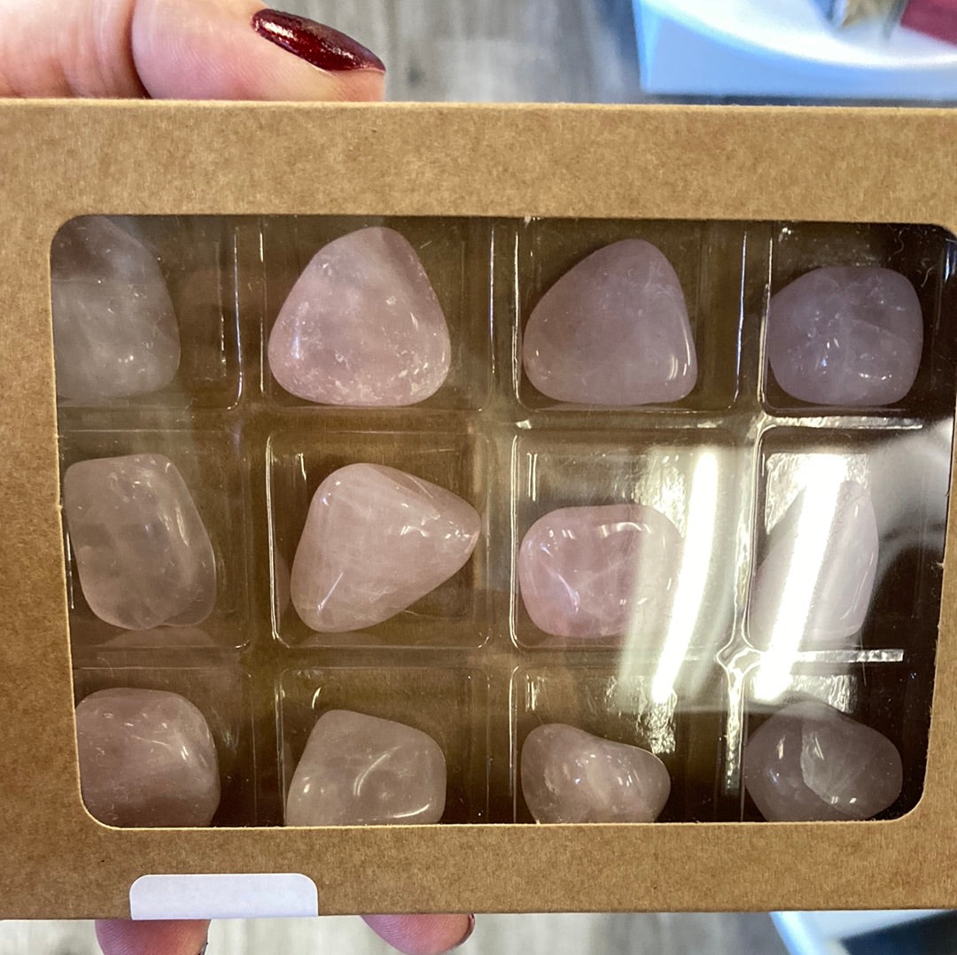 "A Dozen Roses "12 Rox Box (Crystals in a Box)