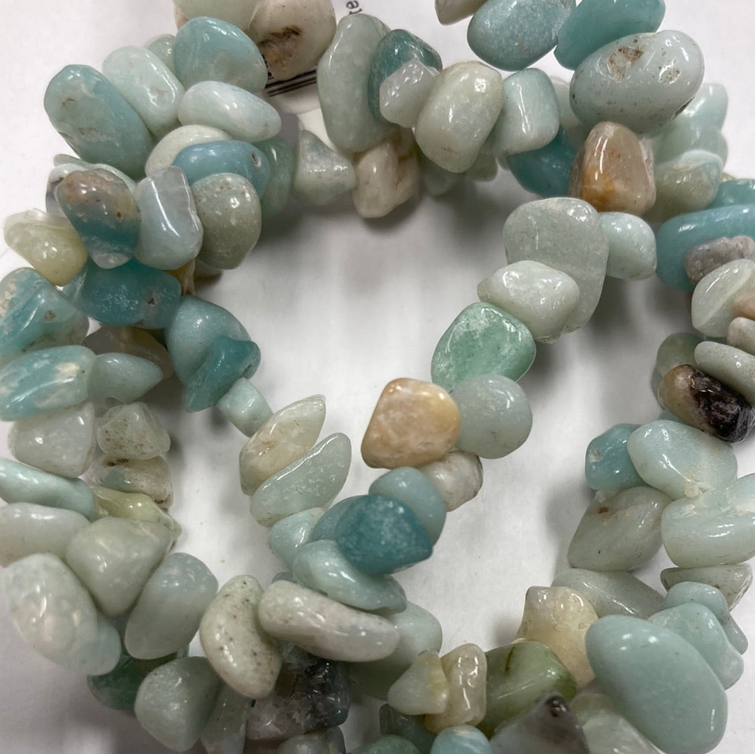 Amazonite Chip - Beaded Bracelet