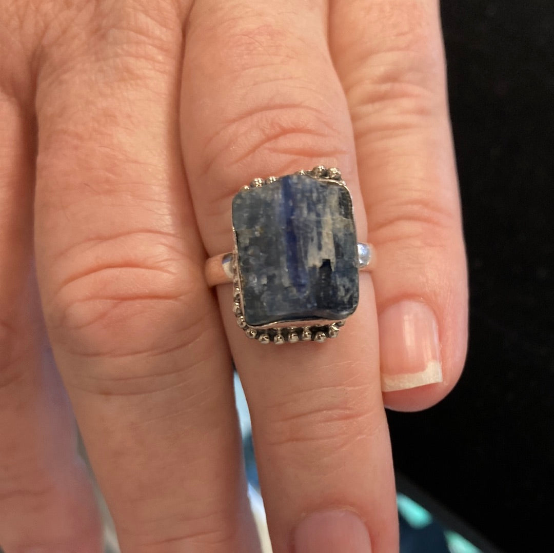 Kyanite Sterling Silver Ring