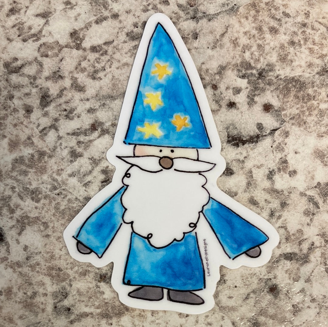 Wizard Vinyl Sticker