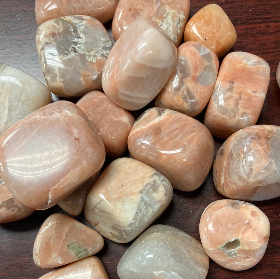 Peach Moonstone - Tumbled