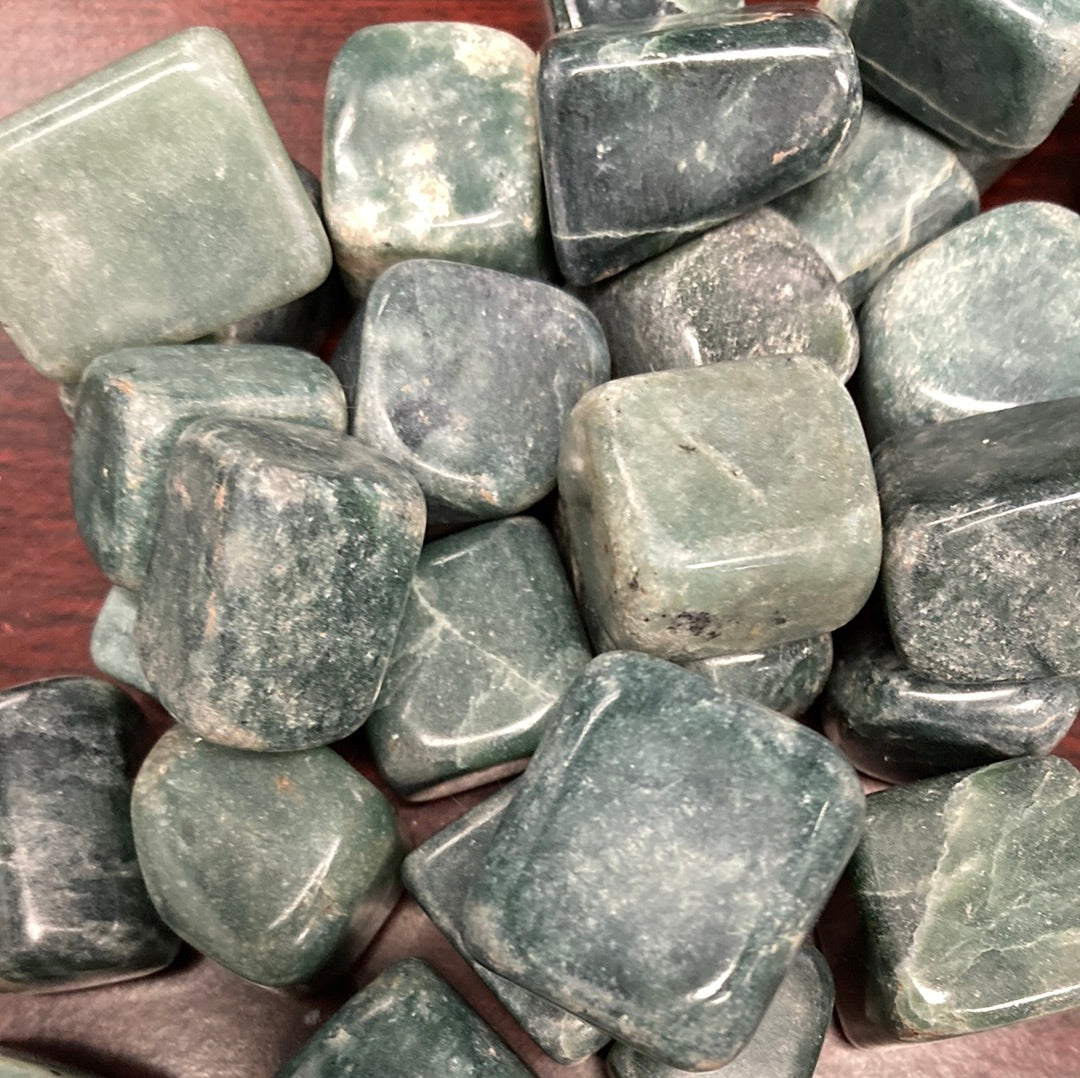 Green Hair Jasper - Tumbled