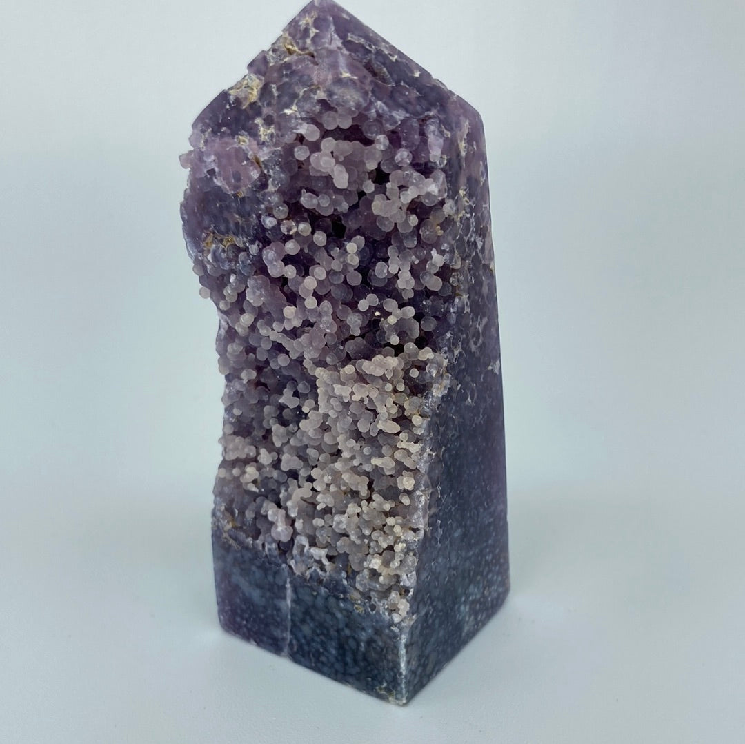 Grape Agate Tower 3.5"H