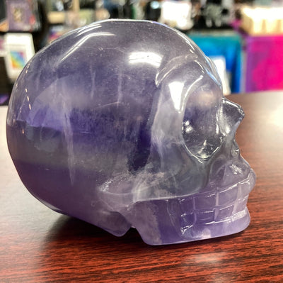 Carved Skull Natural Crystal