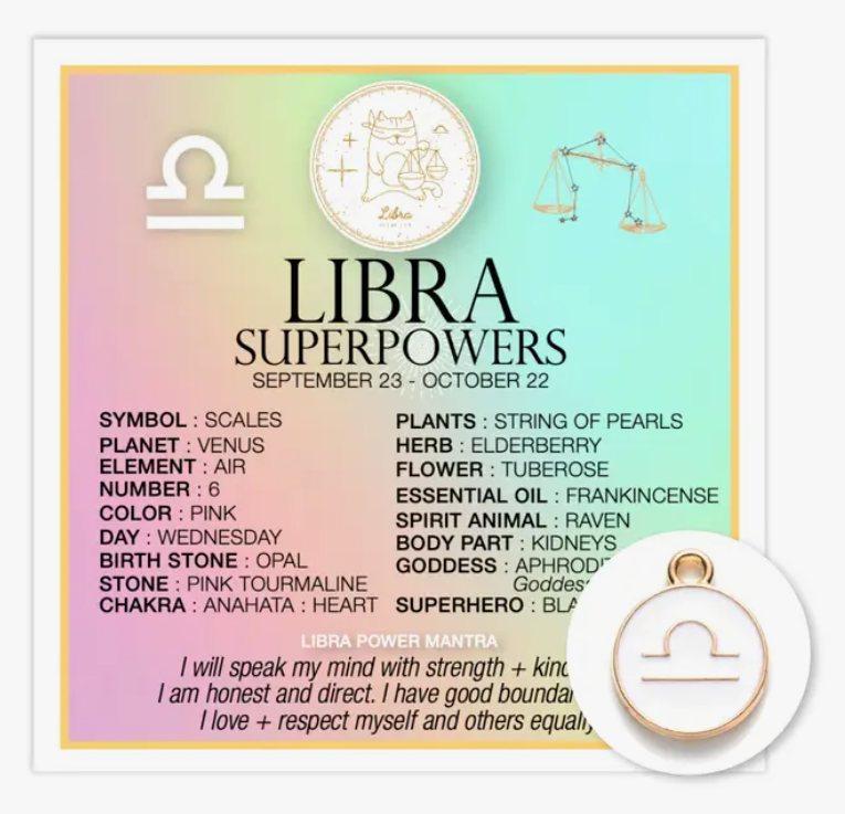 Libra Zodiac Charm Superpowers