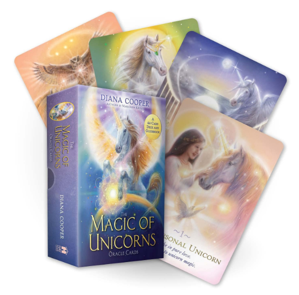 The Magic of Unicorns Oracle Cards: A 44-Card Deck and Guidebook by Diana Cooper