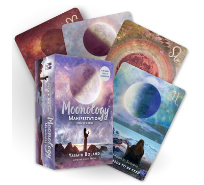 Moonology Manifestation Oracle: A 48-Card Deck and Guidebook by Yasmin Boland