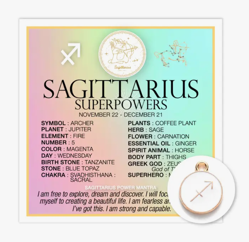 Sagittarius Zodiac Charm Superpowers
