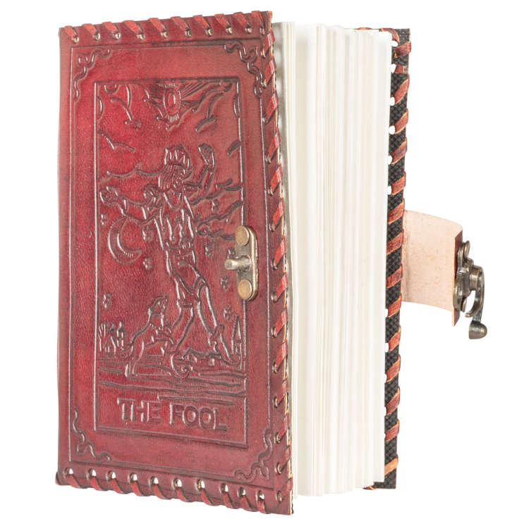 The Fool Tarot Leather Journal