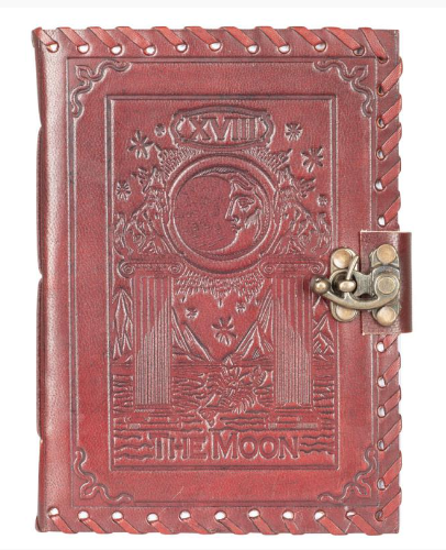 The Moon Tarot Leather Journal