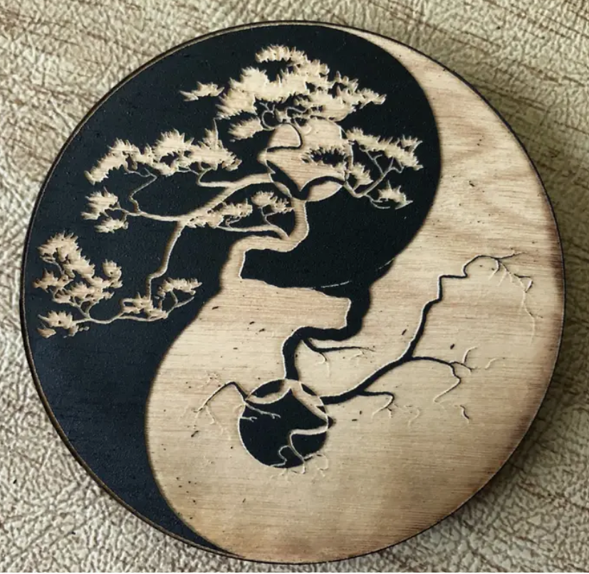 Yin Yang Tree of Life Magnet