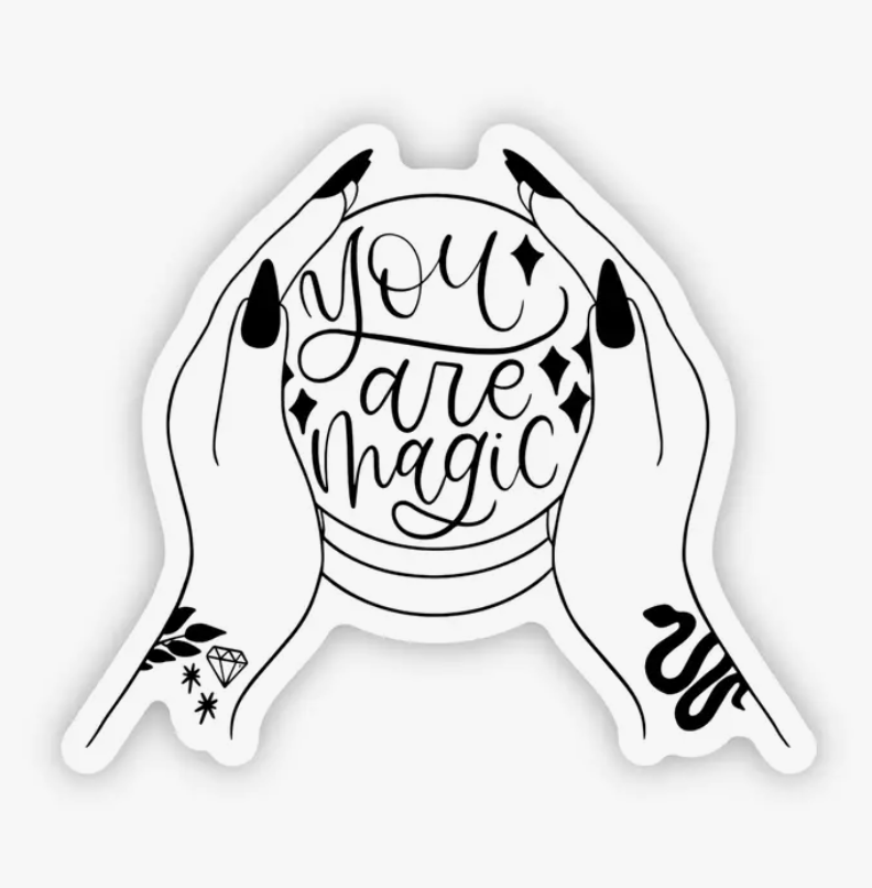 You Are A Magic 8 Ball Sticker